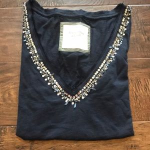 A&F Embellished Tee